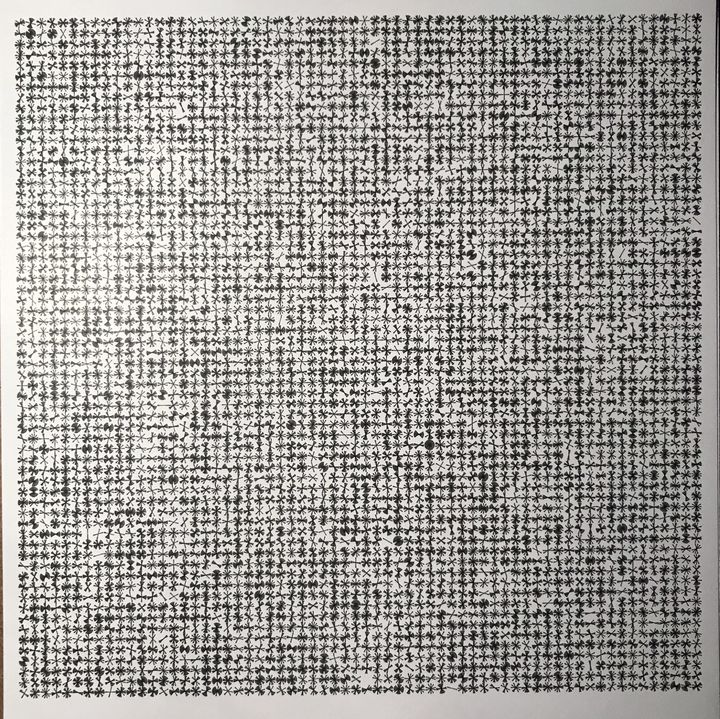 12 bits rotating lines, shuffled